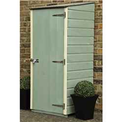 2ft X 2ft  (0.63m X 0.59m) - Tongue & Groove - Pent Garden Store - Windowless - Single Door - 11mm Solid Osb Floor