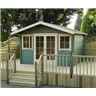 4.19m X 2.99m Stowe Claradon Log Cabin - 28mm Wall Thickness
