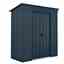 6ft X 3ft Premier Easyfix - Pent - Metal Shed - Anthracite Grey (1.80m X 0.93m)