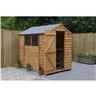 7ft X 5ft (2.1m X 1.5m) Overlap Apex Shed With Single Door And 2 Windows - Modular