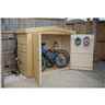 Pressure Treated  Shiplap Apex Large Outdoor Store (152 X 198 X 81cm)