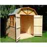 Installed - 7ft X 7ft (2.05m X 1.97m) - Stowe Tongue & Groove - Apex Garden Shed /barn - 1 Window - 12mm Tongue And Groove Floor  Installation Included