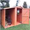 Installed 7 X 6 Tongue And Groove Apex Shed With Log Store Installation Included