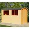10ft X 6ft (2.99m X 1.79m) - Tongue And Groove - Wooden Apex Workshop - 12mm Tongue And Groove Floor And Roof