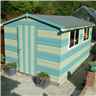 10ft X 8ft (2.99m X 2.39m) - Tongue And Groove - Wooden Apex Workshop - 12mm Tongue And Groove Floor And Roof