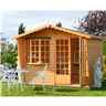 Installed 10ft X 6ft (3m X 1.79m) - Premier Wooden Summerhouse - 12mm T&g Walls - Floor - Roof - Includes Installation