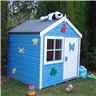 Installed - 4ft X 4ft (1.19m X 1.19m) - Wooden Playhut Playhouse Installation Included