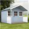 Installed 6ft X 4ft (1.79m X 1.19) -  Wooden Stork Playhouse Installation Included