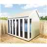 10ft X 6ft (2.99m X 1.79m) - Premier Wooden Summerhouse - Bifold Doors - 12mm T&g Walls - Floor - Roof