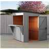 6ft X 4ft (1.79m X 1.19m) - Premier Garden Bar And Store  - 12mm Walls - Roof - Floor