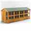 20ft x 6ft Premium Tongue and Groove Apex Potting Shed - Double Doors - 24 Windows - 12mm Tongue and Groove Floor and Roof