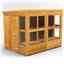8ft x 6ft Premium Tongue and Groove Pent Potting Shed - Double Doors - 12 Windows - 12mm Tongue and Groove Floor and Roof