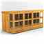 14ft x 6ft Premium Tongue and Groove Pent Potting Shed - Double Doors - 18 Windows - 12mm Tongue and Groove Floor and Roof