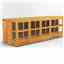 18ft x 6ft Premium Tongue and Groove Pent Potting Shed - Double Doors - 22 Windows - 12mm Tongue and Groove Floor and Roof