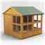 8ft x 8ft Premium Tongue and Groove Apex Potting Shed - Single Door - 12 Windows - 12mm Tongue and Groove Floor and Roof