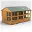 14ft x 8ft Premium Tongue and Groove Apex Potting Shed - Double Door - 22 Windows - 12mm Tongue and Groove Floor and Roof	