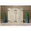 Double Redwood Pressure Treated Wheelie Bin Store - 240/180 Litre Bins