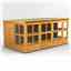 14ft x 8ft Premium Tongue And Groove Pent Potting Shed - Single Door - 22 Windows - 12mm Tongue And Groove Floor And Roof