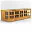 20ft x 8ft Premium Tongue And Groove Pent Potting Shed - Single Door - 28 Windows - 12mm Tongue And Groove Floor And Roof