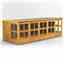 20ft x 8ft Premium Tongue and Groove Pent Potting Shed - Double Door - 28 Windows - 12mm Tongue and Groove Floor and Roof	