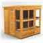 6ft x 6ft Premium Tongue and Groove Pent Potting Shed - Double Doors - 10 Windows - 12mm Tongue and Groove Floor and Roof