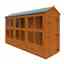 12ft x 4ft Tongue and Groove Sunroom (12mm Tongue and Groove Floor and Apex Roof)