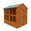 8ft x 6ft Tongue and Groove Sunroom (12mm Tongue and Groove Floor and Apex Roof)