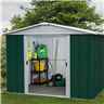 7ft 5 X 6ft 10 Apex Metal Shed With Free Anchor Kit (2.26m X 2.07m)