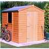 6ft X 6ft (1.79m X 1.79m) - Stowe Tongue & Groove - Apex Garden Shed / Workshop - 1 Opening Window - Single Door - 12mm Tongue And Groove Floor