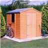 7ft X 5ft (2.04m X 1.61m) - Stowe Tongue & Groove - Apex Garden Shed / Workshop - 1 Opening Window - Single Door - 12mm Tongue And Groove Floor