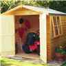 7ft X 7ft (2.05m X 2.05m) - Stowe Tongue & Groove - Apex Garden Shed / Workshop - 1 Opening Window - Double Doors - 12mm Tongue And Groove Floor