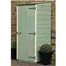 2ft X 2ft  (0.63m X 0.59m) - Tongue & Groove - Pent Garden Store - Windowless - Single Door - 11mm Solid Osb Floor