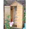 3ft X 2ft  (0.87m X 0.56m) - Handy Tongue & Groove Apex Store - Windowless - Single Door - 11mm Solid Osb Floor
