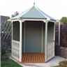 6ft X 7ft Tongue & Groove Summerhouse Arbour (12mm T&g Floor & Roof) (pressure Treated)