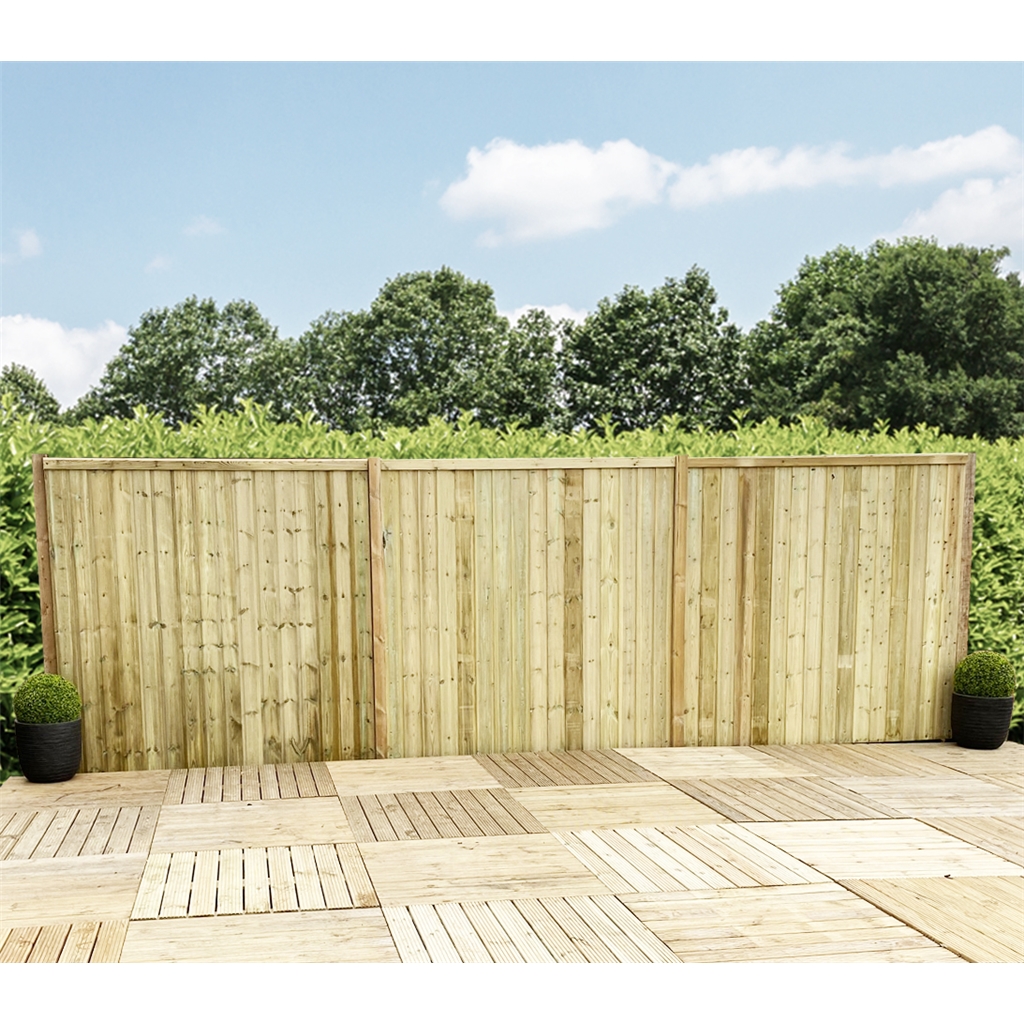 6 x 6 Premier Windowless Pressure Treated T&G Single Door Apex Shed – Higher Eaves product image