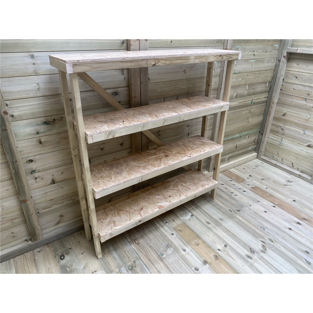 6 x 4 Windowless Pressure Treated T&G Pent Shed With Single Door product image