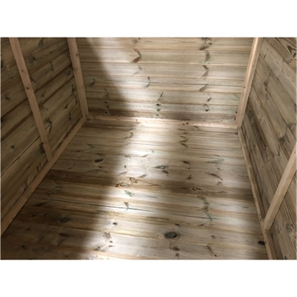 6 x 4 Windowless Pressure Treated T&G Pent Shed With Single Door product image