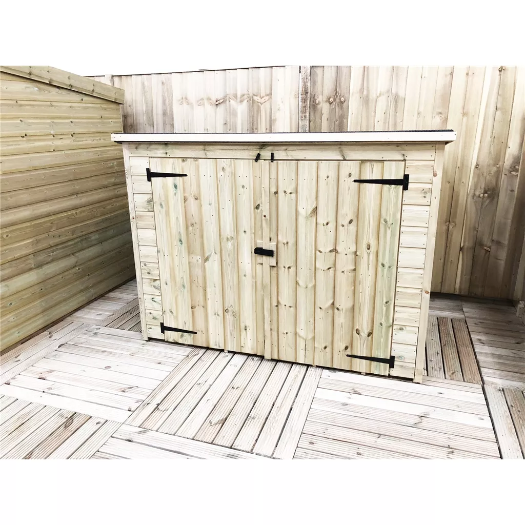 6 x 3 Pressure Treated T&G Bike Store With Double Doors product image