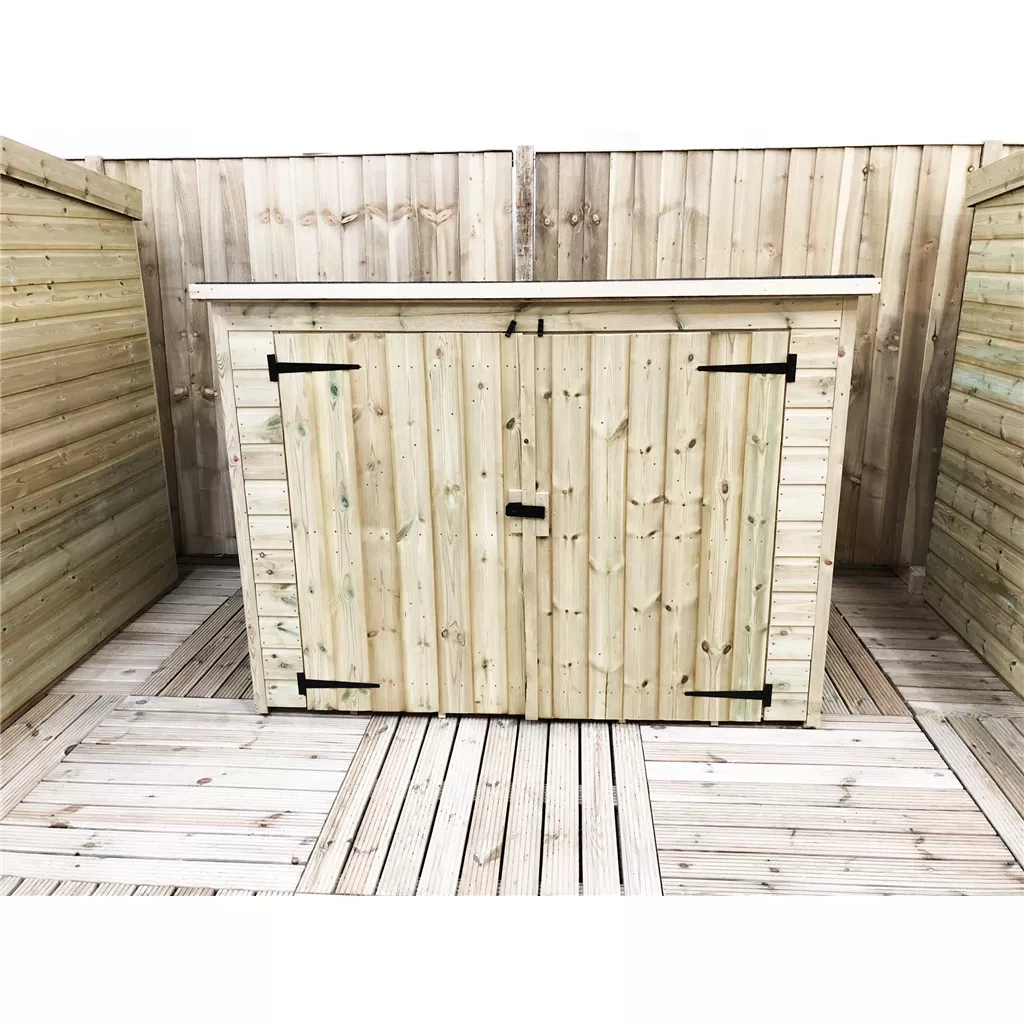 7 x 3 Pressure Treated T&G Bike Store With Double Doors product image