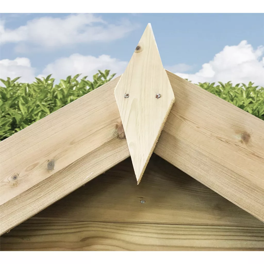 6 x 4 Pressure Treated T&G Single Door Apex Shed (low Eaves) + 1 Window product image