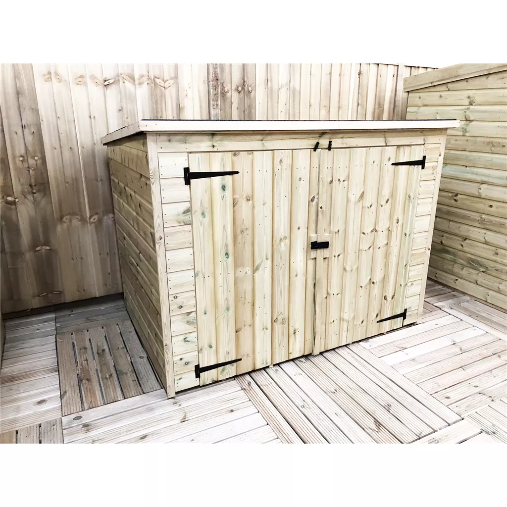 9 x 2 Pressure Treated T&G Bike Store With Double Doors product image