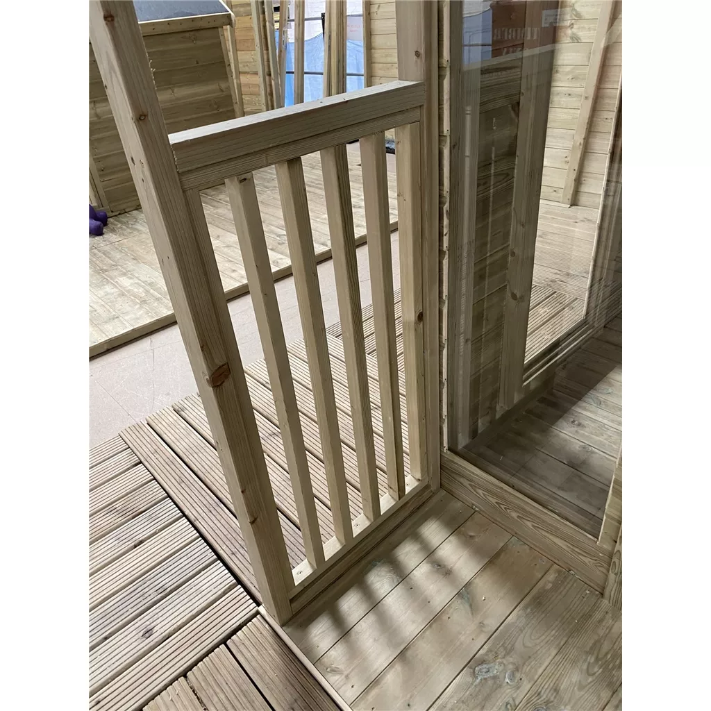 9 x 8 Pressure Treated Apex Summerhouse with Verandah product image