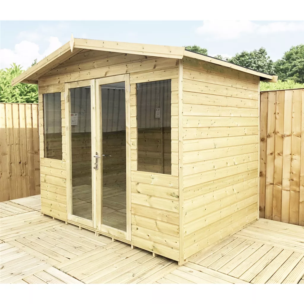 11 x 8 Pressure Treated Apex Summerhouse with Verandah product image