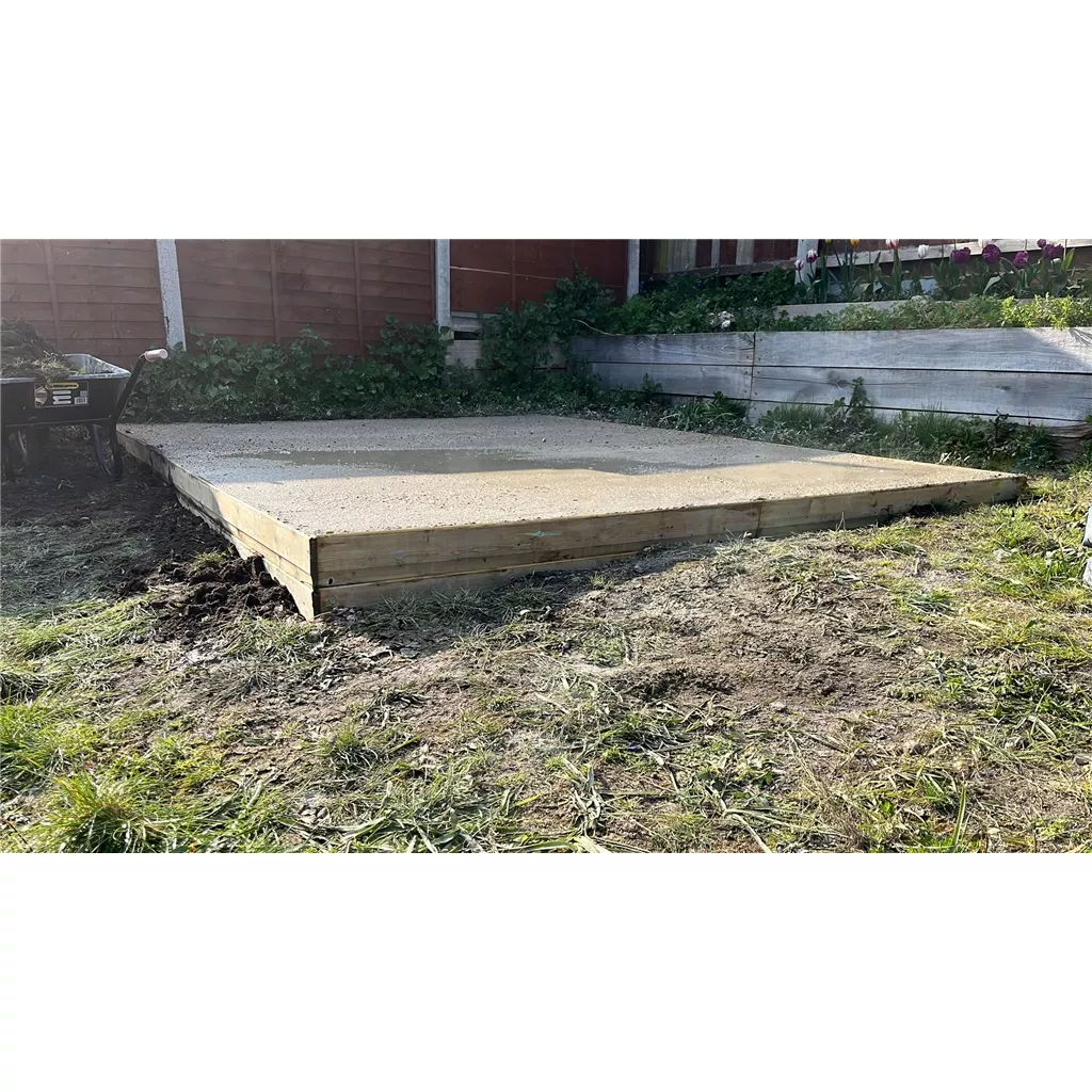 7ft x 6ft Installed Concrete Base product image