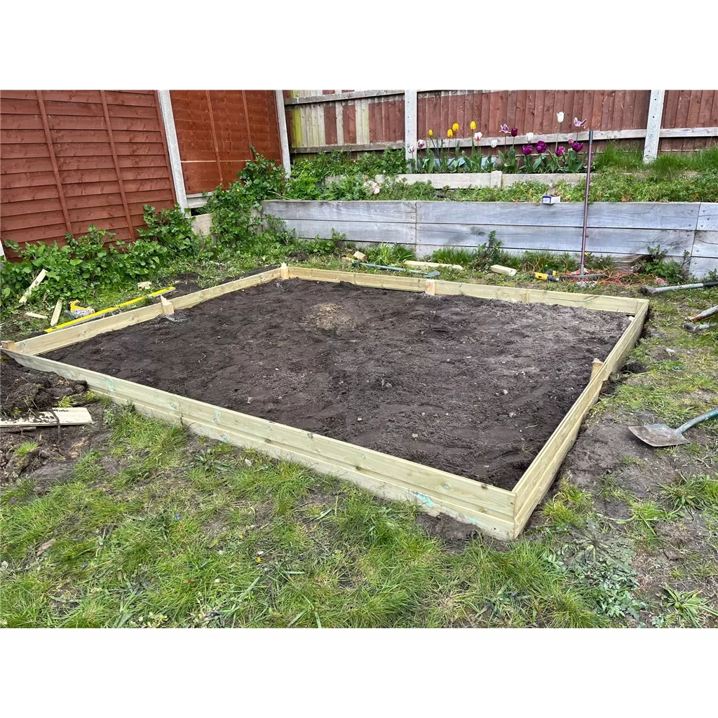 6ft x 4ft Installed Concrete Base product image