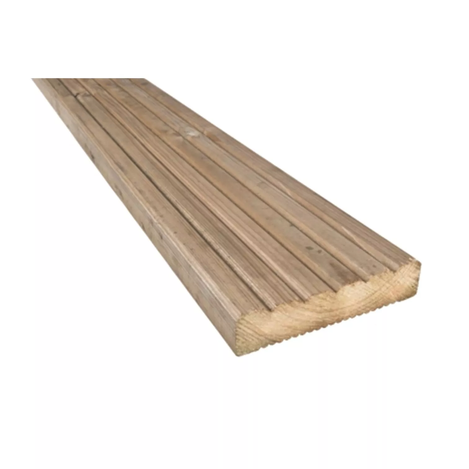 Pack of 5 - 29mm Thick Pressure Treated Timber Decking Board - 124mm (W) x 3600mm (L) product image